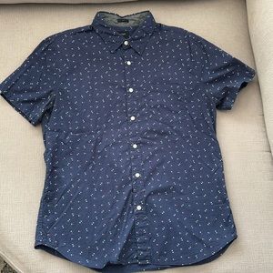 Men’s J. Crew Slim Fit Short Sleeve Button Down